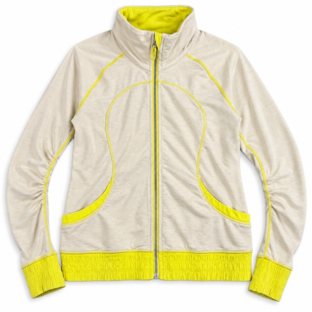 Lululemon Yellow Define Jacket Size 8